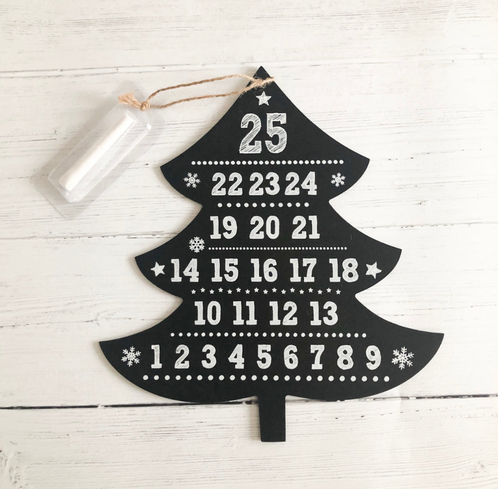 Christmas Decorations - Wooden Advent - Tree