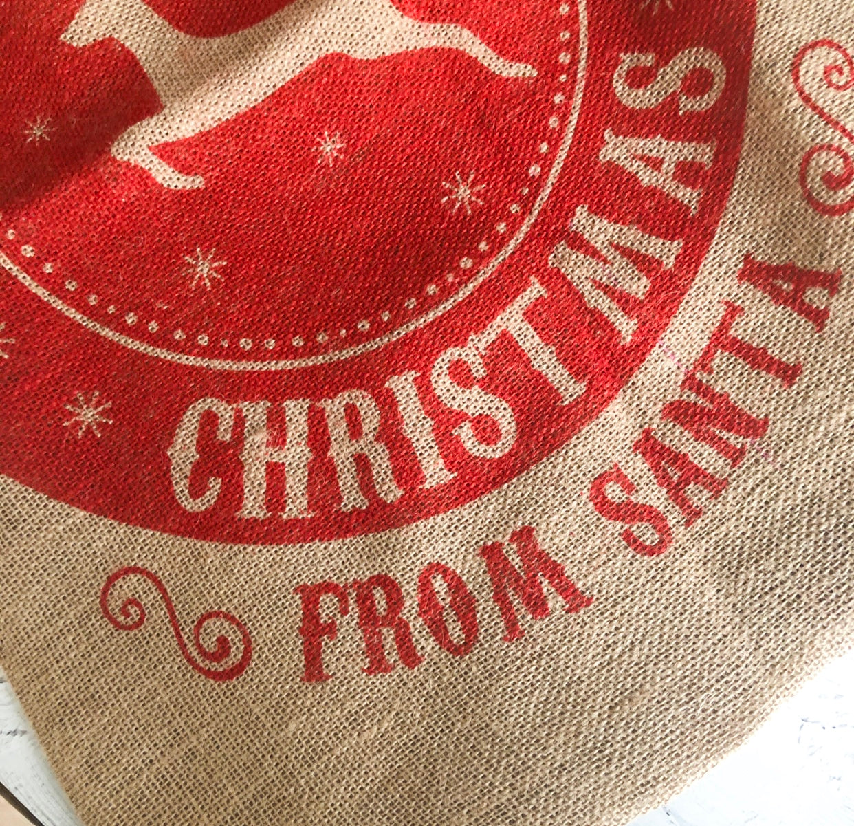 Special Delivery Hessian Christmas Sack