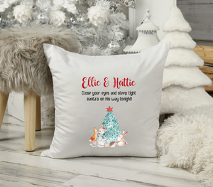 Christmas Eve Cushion Cover Personalised | Christmas Eve Gift | Christmas Eve Box | Christmas Cushion