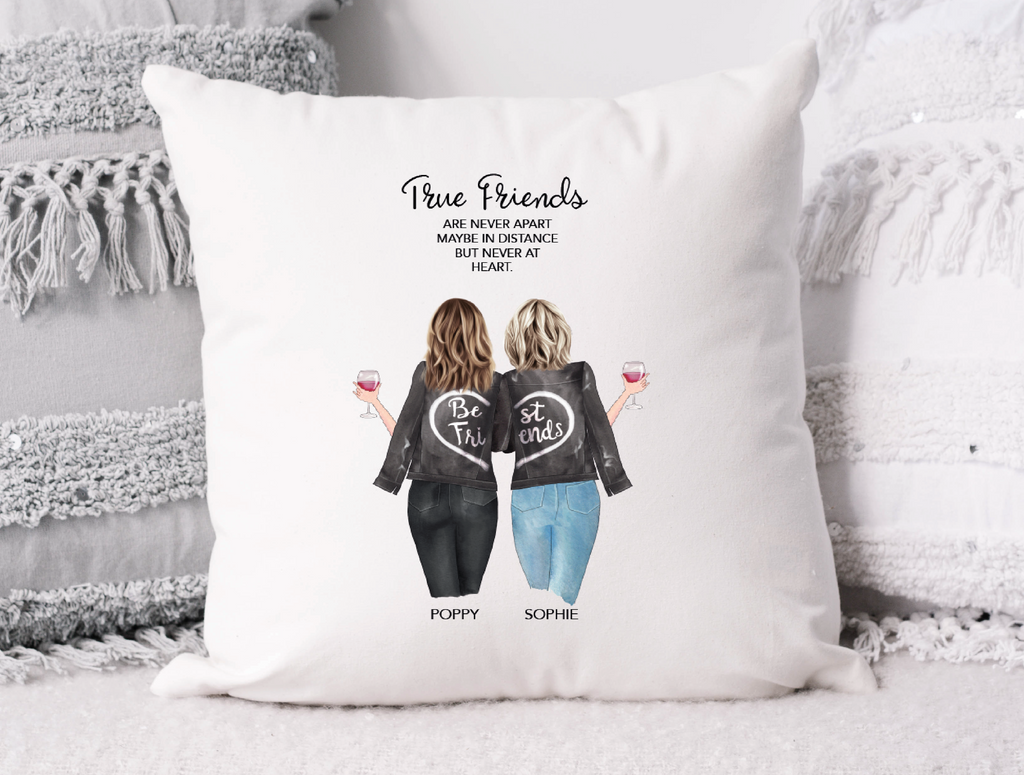 Friendship Gift Personalised Cushion Cover | Christmas Gift | Personalised Bestie | Friendship | Christmas Bestie | Personalised