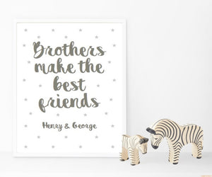 Brothers Make The Best Friends | Grey Stars
