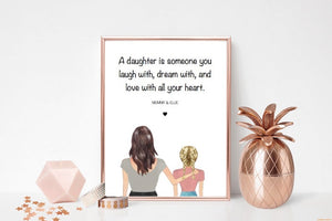 Mother and Daughter |  Child Print