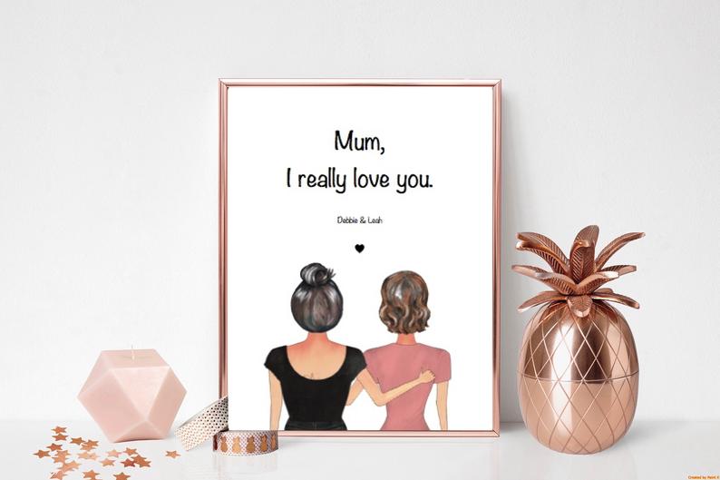 Mother and Daughter | Adult Print