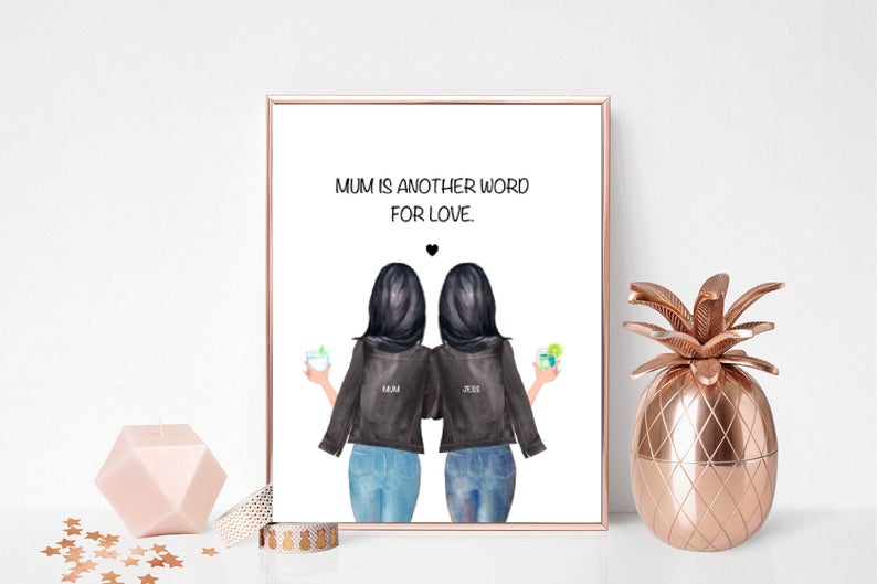 Mother and Daughter | Mothers day | Best Friend Gift | Bestie Gift |