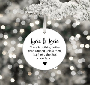 Bauble Friendship Christmas Gift Names  | Bestie Bauble | Bestie Christmas | Personalised Friendship | Bestie Keepsake | Bestie xmas